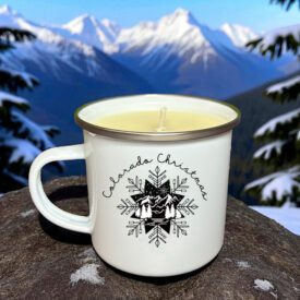 Colorado candle Mug Colorado Christmas