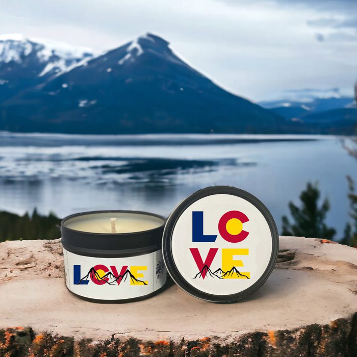 Love Colorado Candle Tin