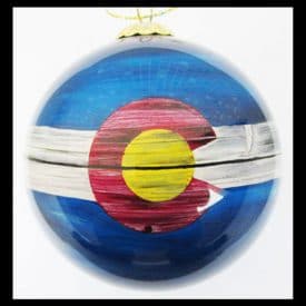 Colorado flag ornament
