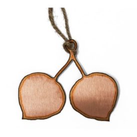 Copper aspen Christmas ornament