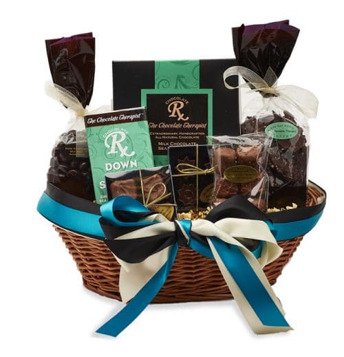 Colorado chocolate and Sea Salt gift basket