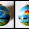 Colorado hot air balloon Christmas ornament
