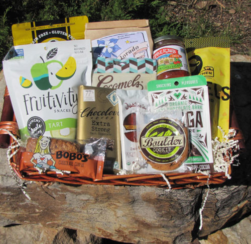 Colorado vegan and non-GMO gift basket