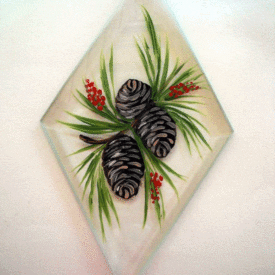 Holiday suncatcher / Christmas Ornament