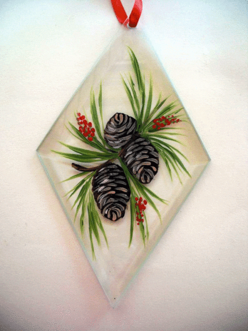 Holiday suncatcher / Christmas Ornament