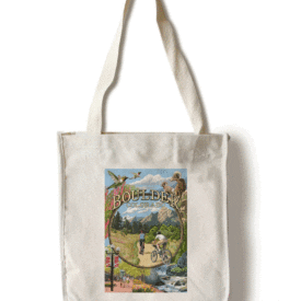 Boulder Colorado tote bag