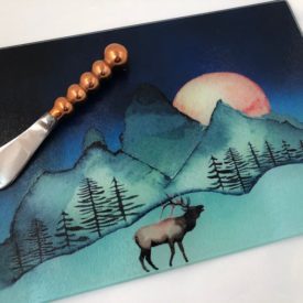 Mountain Elk Cutting Board