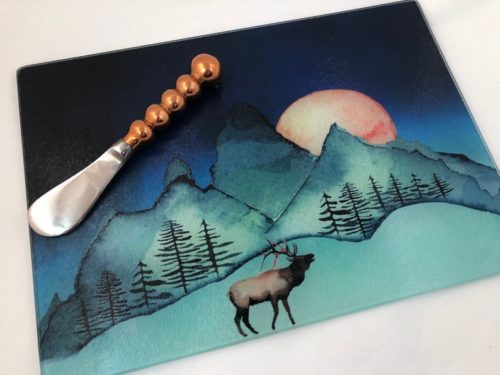 Mountain Elk Cutting Board