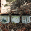 Black bear design enamel mug - Image 2