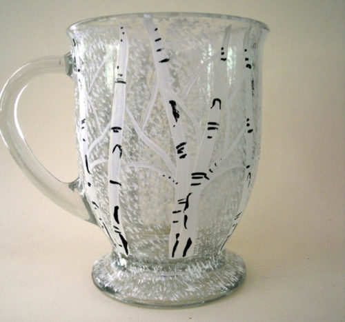 snowy aspen coffee mug