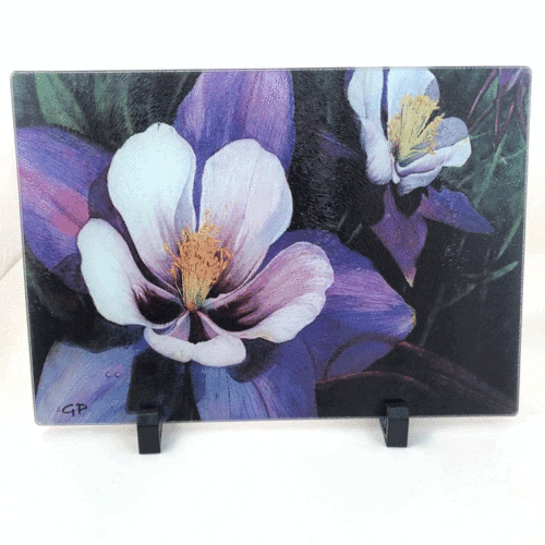 Columbine cutting board