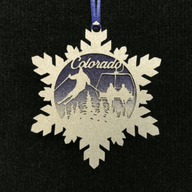 Gondola ski Colorado Christmas ornament