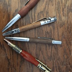 Hand-made wood pen