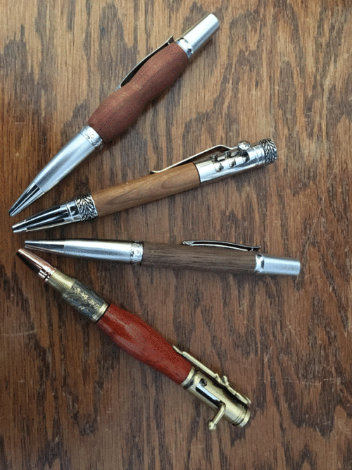 Hand-made wood pen