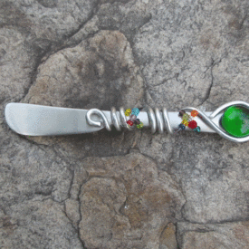 Jeweled cheese spreader