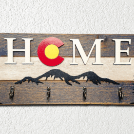 Colorado flag key rack