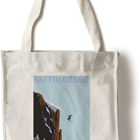 Colorado ski cliff jumper