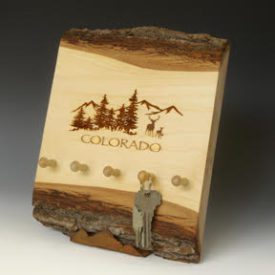 Colorado mountain scene key rack