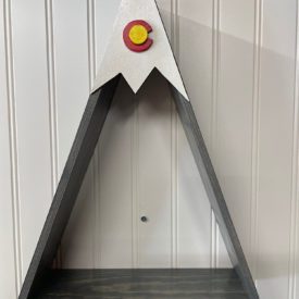 Colorado flag decorative shelf