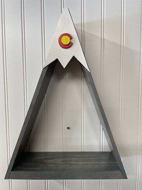 Colorado flag decorative shelf