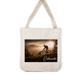 Mountain Biker tote bag