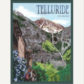 Telluride, CO matted print