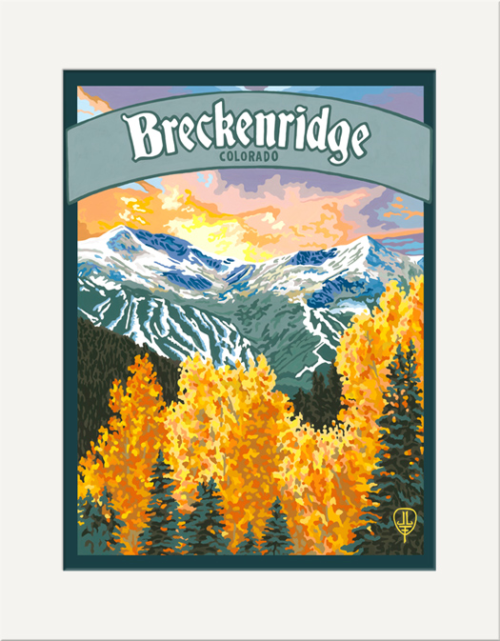 Breckenridge Matted Print
