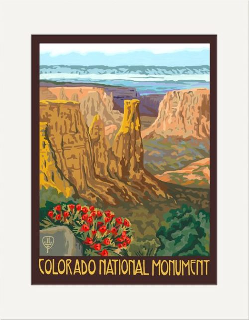 National Monument Matted Print