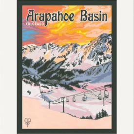 Arapahoe Basin Matted Print