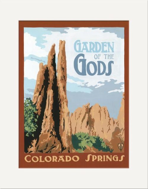 Garden of the Gods Matted Print