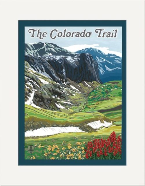 The Colorado Trail Matted Print