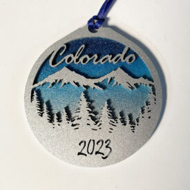Colorado Christmas ornament 2023