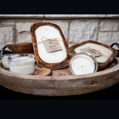 3 wick large candle