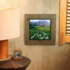 Columbines on Slate Wall Art