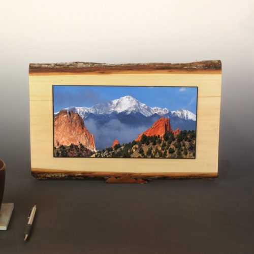 Pikes Peak on wood 12