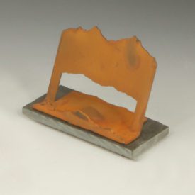 Rustic holder for slate photo products