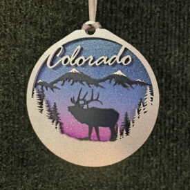 Elk Colorado ornament hand made