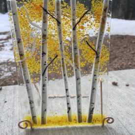 aspen fused glass fall