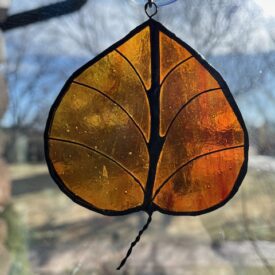 stained glass aspen suncatcher