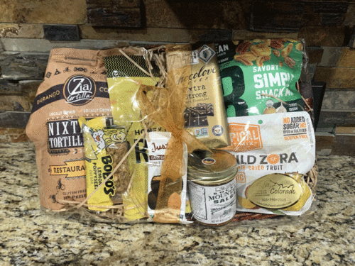 Non Gmo and organic gift basket